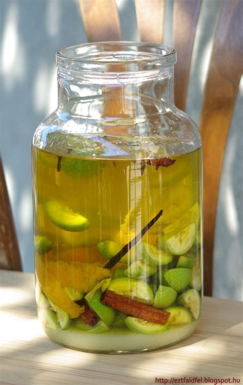 Citrusfélék és likőr készítése