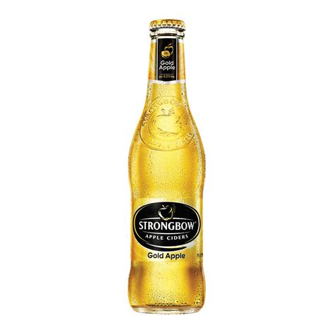 Strongbow Gold Apple cider bottle