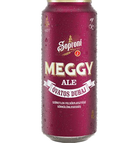 Soproni Meggy Ale összetevők illusztráció