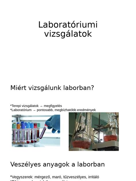 Laboratóriumi vizsgálatok szőlőmuston