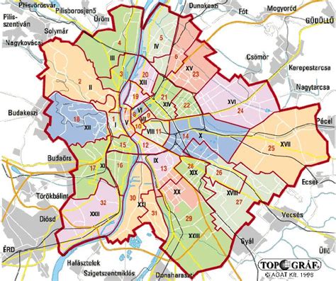 Budapest X. kerület térkép