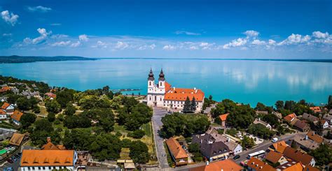 Balatonfüred panoráma szőlőskertekkel