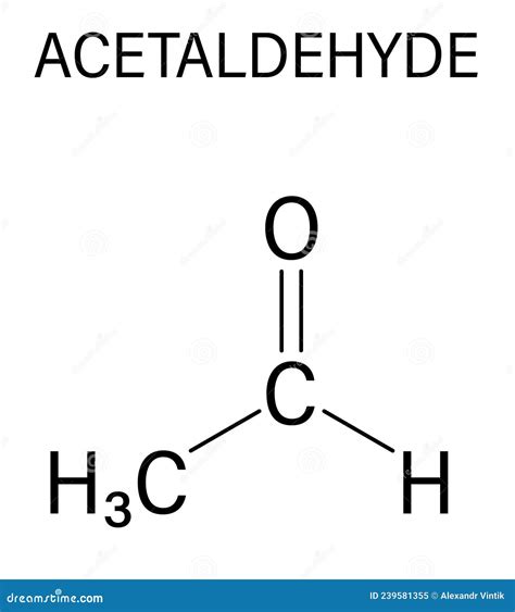 acetaldehid molekula