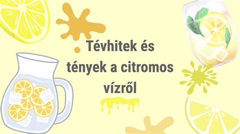 Citromszeletek és borkő