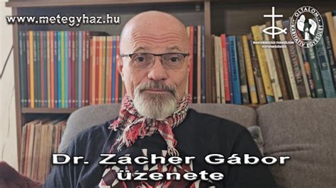 Dr. Zacher Gábor portréja