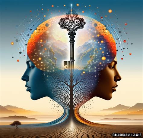 Egy ember fejében lévő gondolatok szimbólumai