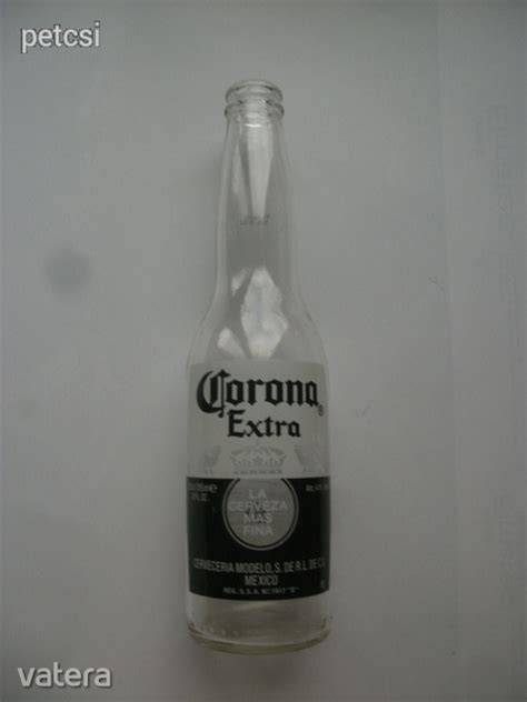 A Corona üveg és címke jellegzetességei