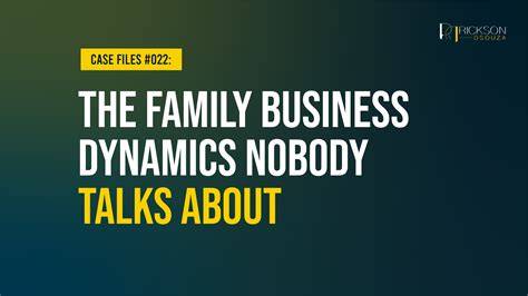 Infographics about family-business dynamics