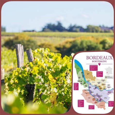 Bordeaux borvidék szőlőültetvényei