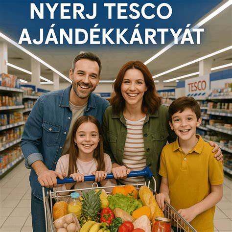 Tesco Dreher nyereményjáték vizuális áttekintés