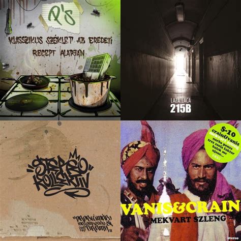 illustrative infographic of Hungarian underground rap