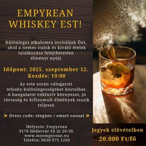whisky kóstoló helyszín és vizuális áttekintés