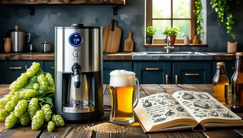 Malátaszemek és sörfőző üst