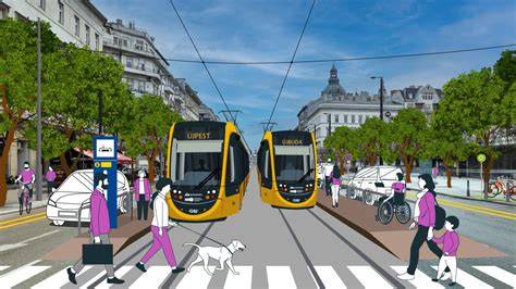 Budapesti villamoshálózat energia-hatékonyságot célzó reformok (infografika)
