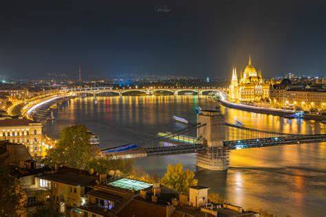 Budapesti látkép a Dunáról