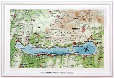 Balaton-felvidék biobor térkép