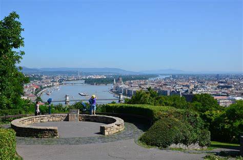 Budapest Gellért Hill panoráma