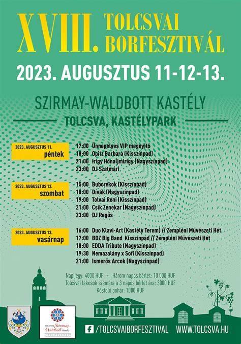 borfesztival Kastélypark látképe
