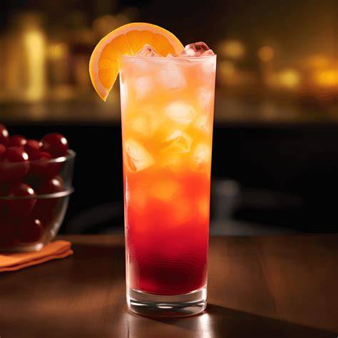 Tequila Sunrise pohárban