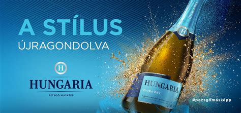 Hungaria pezsgő design megújulása képi bemutató