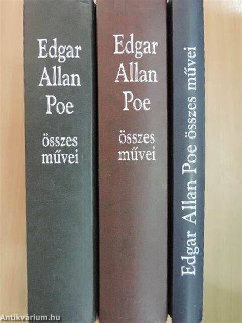 Edgar Allan Poe összes művei infografika