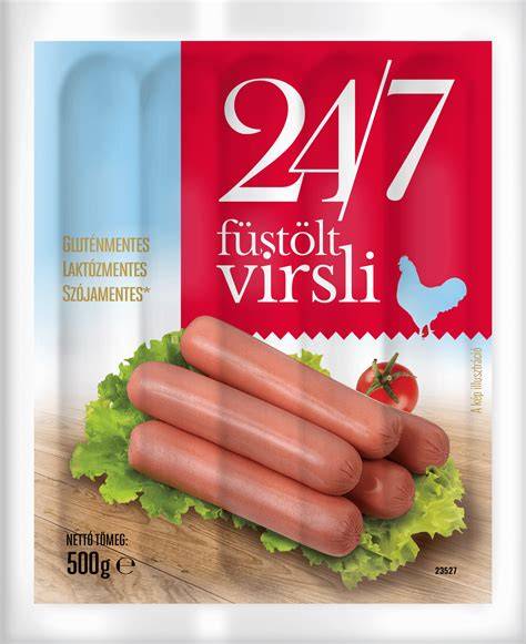 eszköv füstölt virsli vizuális összehasonlítás