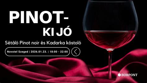 Pinot Noir palack és pohár rubinszínű bor