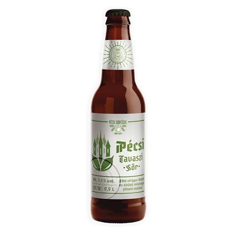 Pécsi Tavaszi Sör üvege