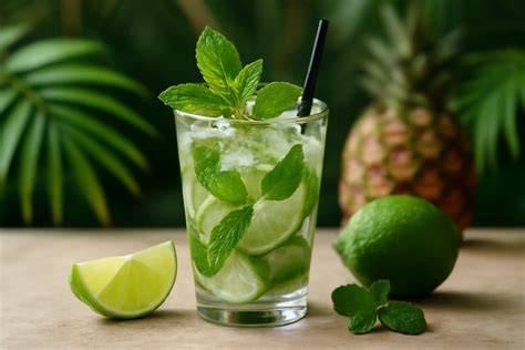 Mojito összetevők vizuális áttekintése