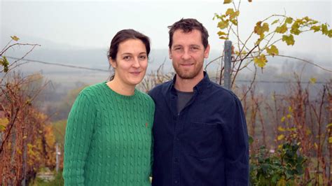 Bencze István a szőlőben