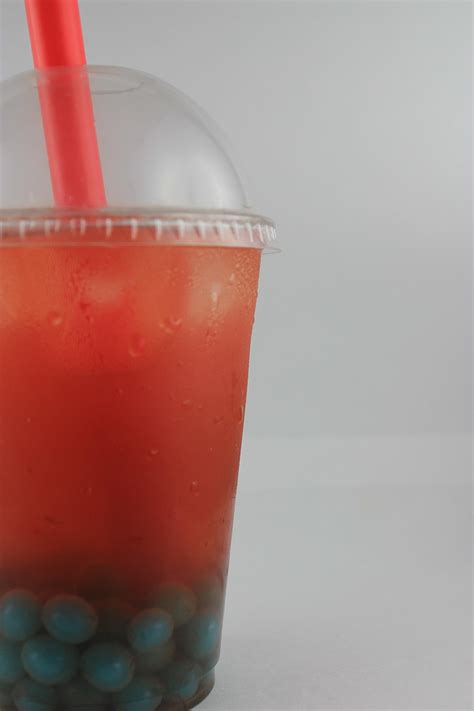 Bubble tea pohár tápiókagyönggyel