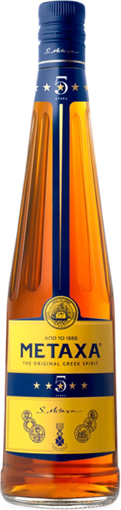 Metaxa 3 csillagos üveg