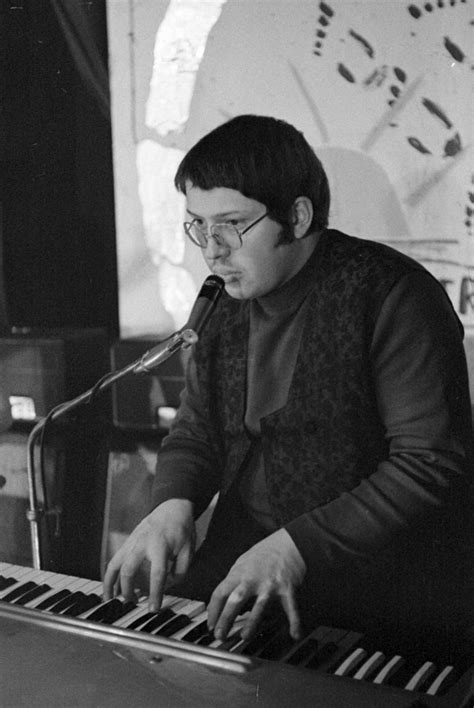 Young Gábor Presser at a piano