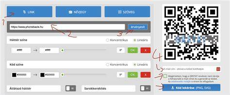 borászati tápértékjelölés QR kód aránya
