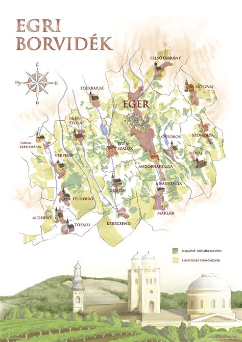 Egri borvidék térkép