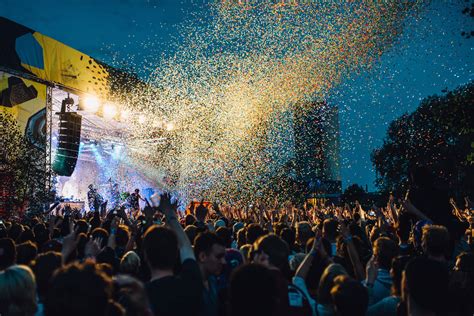 Crowd at a music festival