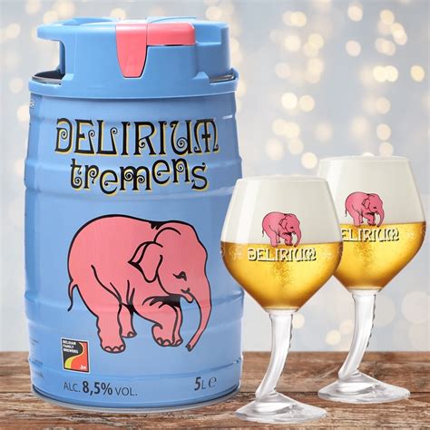 rózsaszín elefántok sörös üveg címkéjén