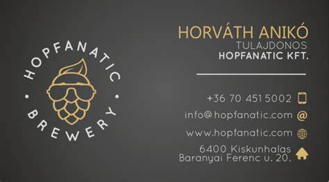 Hopfanatic sörfőzde logó vagy helyszín térképe