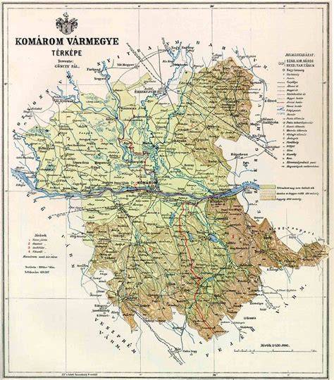 Komárom sörgyártási örökség térképe