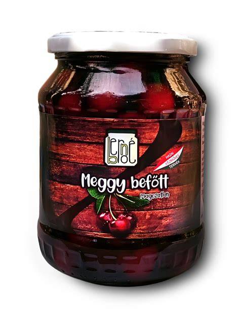 meggy befőtt és meggylikőr vizuális útmutató