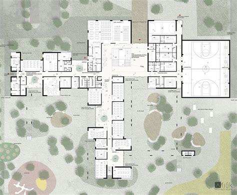 Irodaépület alaprajza