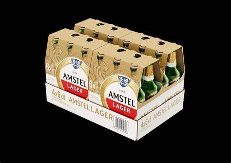 vizuális útmutató az Amstel Lager kiszereléseiről