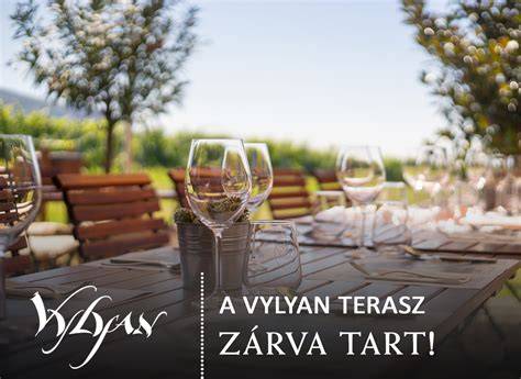 Vylyan pince terasz és színpad
