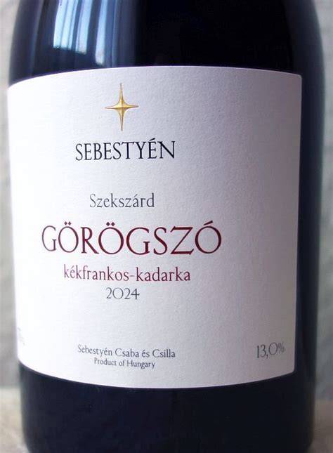 Kékfrankos Kadarka rosé kóstolás grafikon