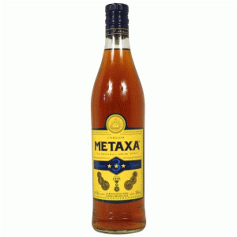 Metaxa palackok és görög táj