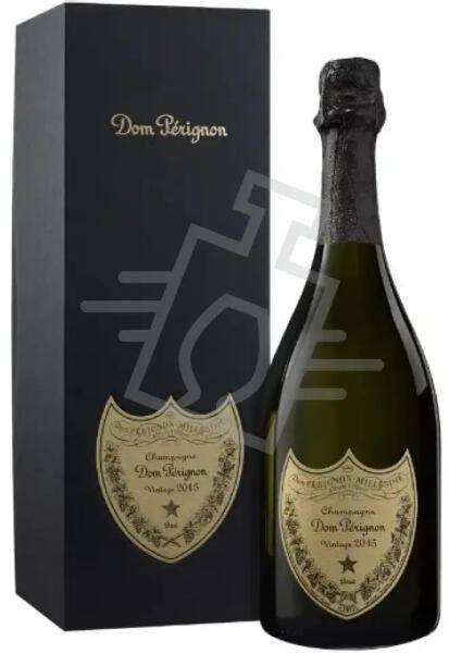 Dom Pérignon pezsgő üveg és buborék