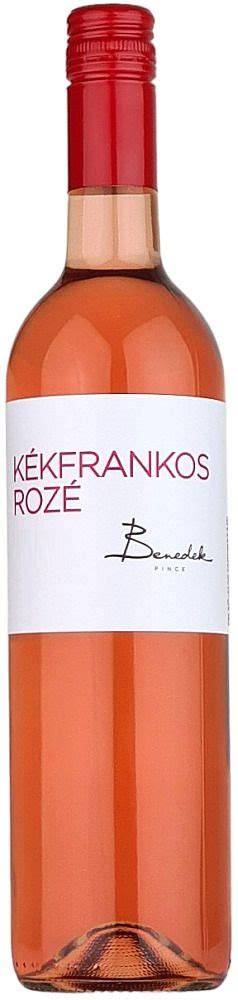 Kékfrankos rosé vizuális elrendezése infographic