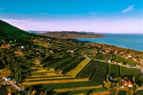 Badacsonyi borvidék domborzati térképe
