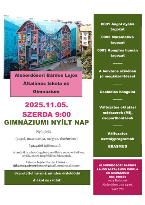 nyílt nap terv térkép