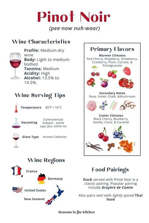 Pinot Noir terroir és stílus infographic
